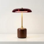 Luminária de Mesa Retrô Americana